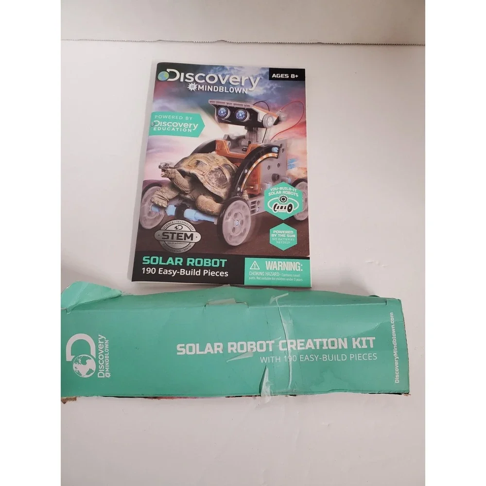 discovery mindblown solar robot creation kit Open Box